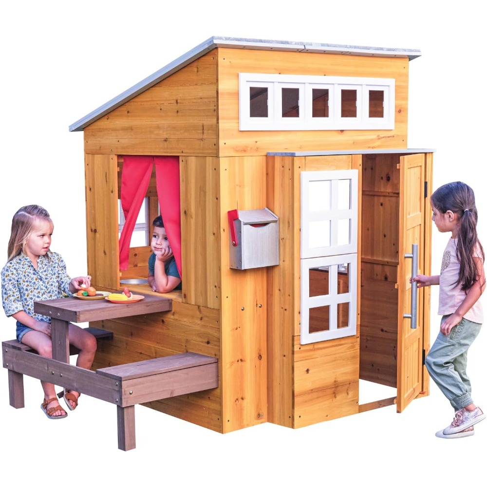 Kids Outdoor Grill - Moderno Conjunto de Casa de Juegos