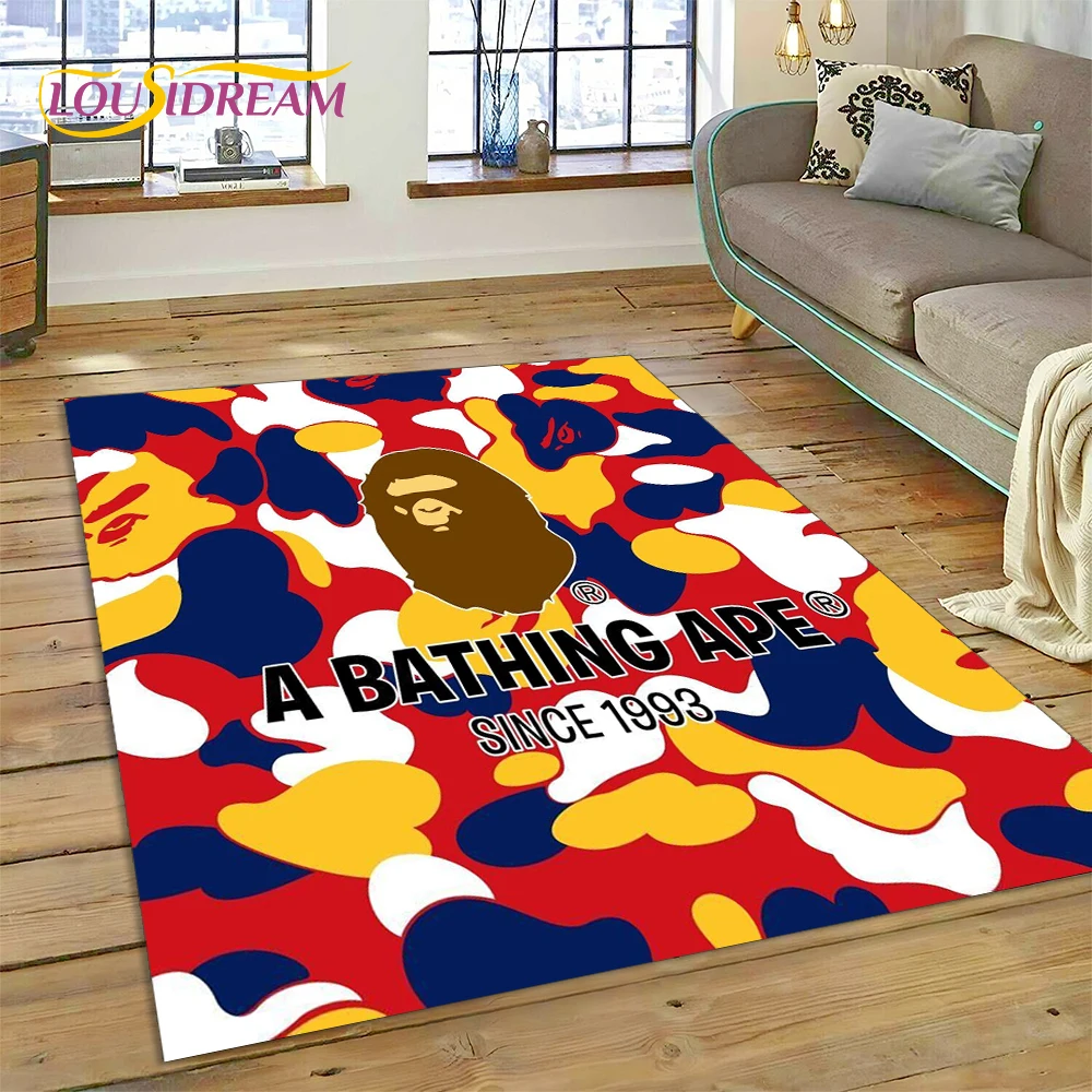 Kids Outdoor Lounge - Alfombra de Moda B-BAPE Impresa en