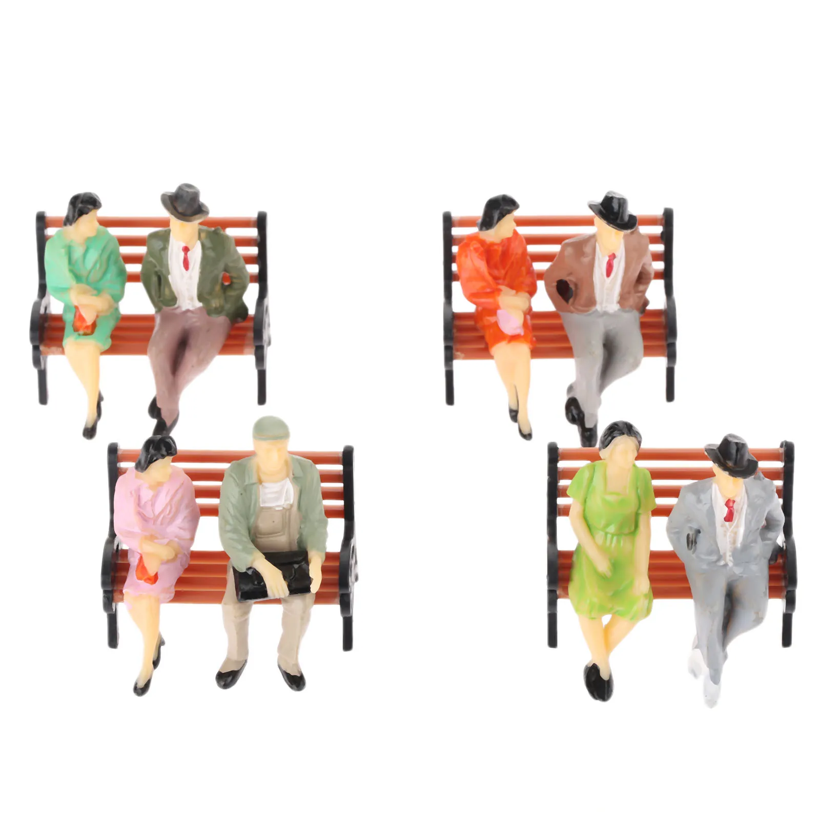 Kids Outdoor Swing Set - Modelo a escala 1:100, figuras en
