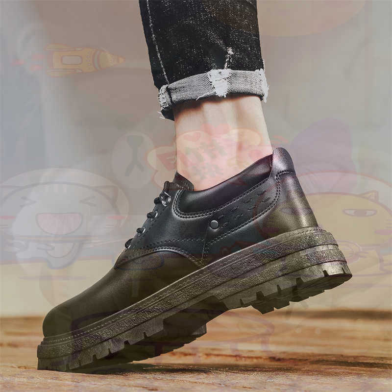 Kids Outdoor Lounge - Zapatillas deportivas de cuero Natural oscuro