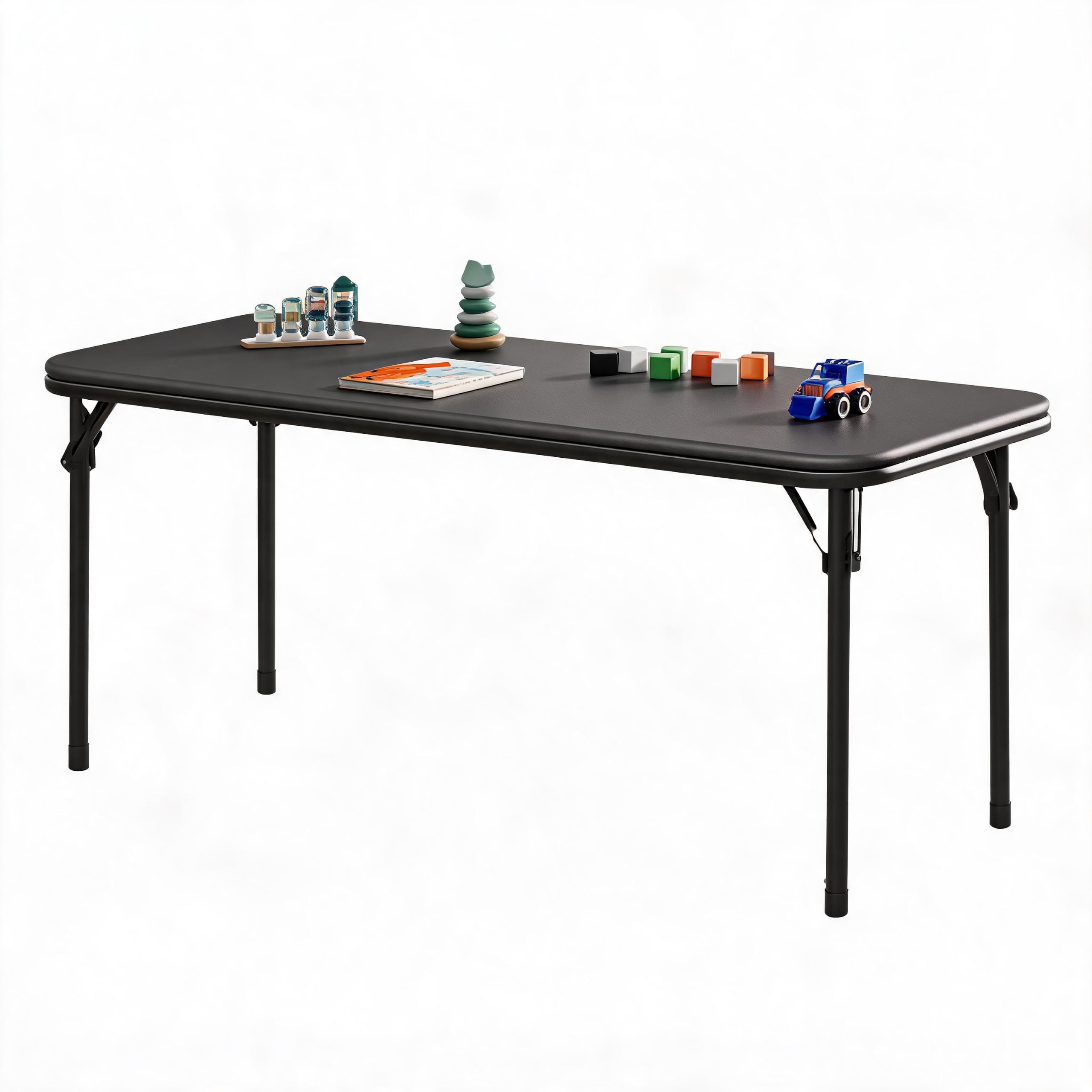 Kids Outdoor Activity Table - Mesa plegable rectangular de 47 pulgadas,
