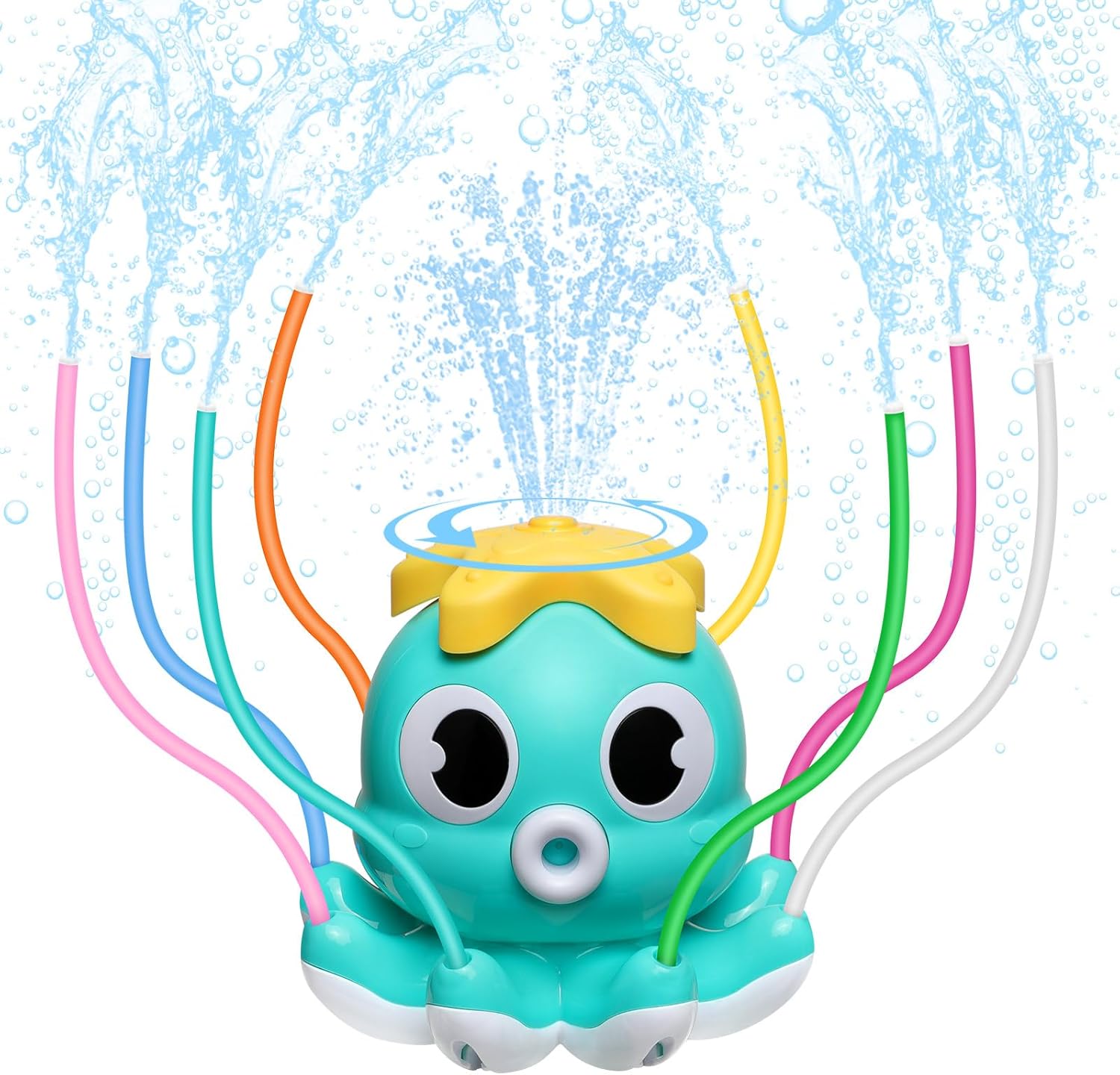 Kids Outdoor Yard Tools - Aspersor de pulpo, rociador de agua,