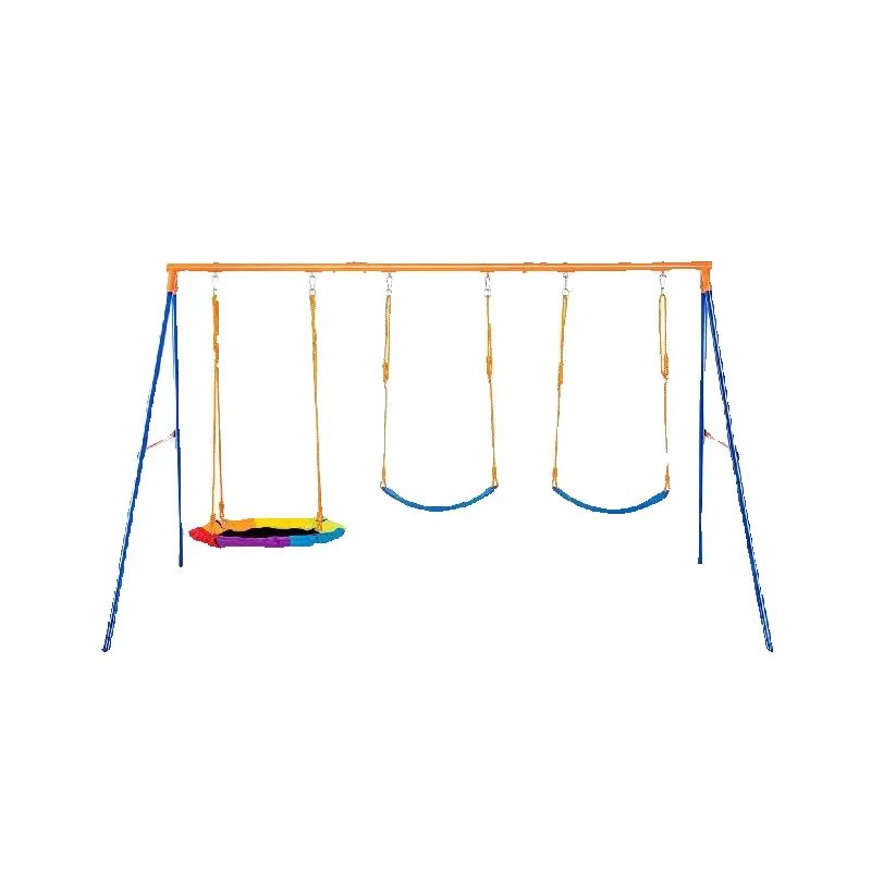 Kids Outdoor Swing Set - SucceBuy Juegos de columpios para patio