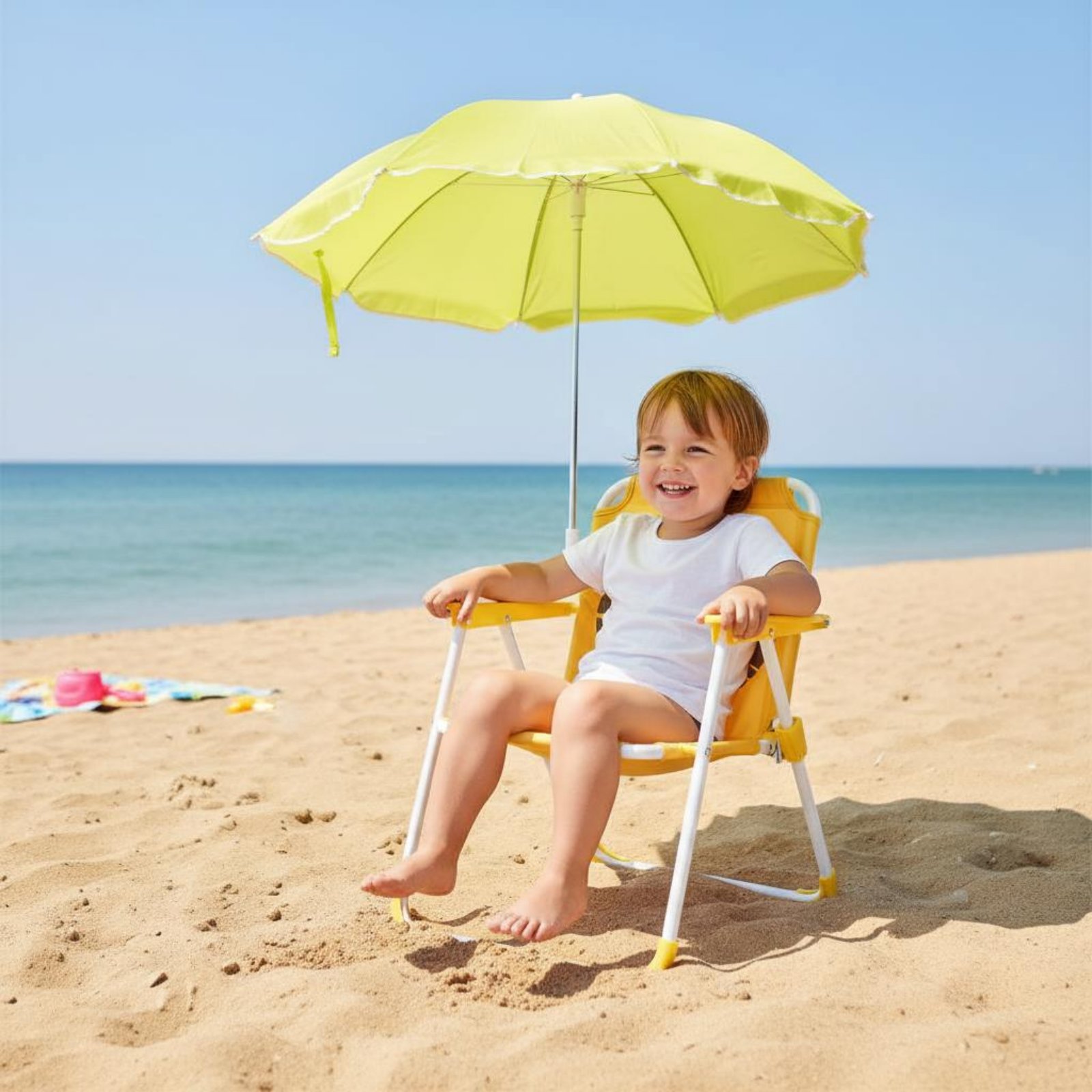 Kids Outdoor Umbrella - Silla Portátil para Niños con Sombrilla,