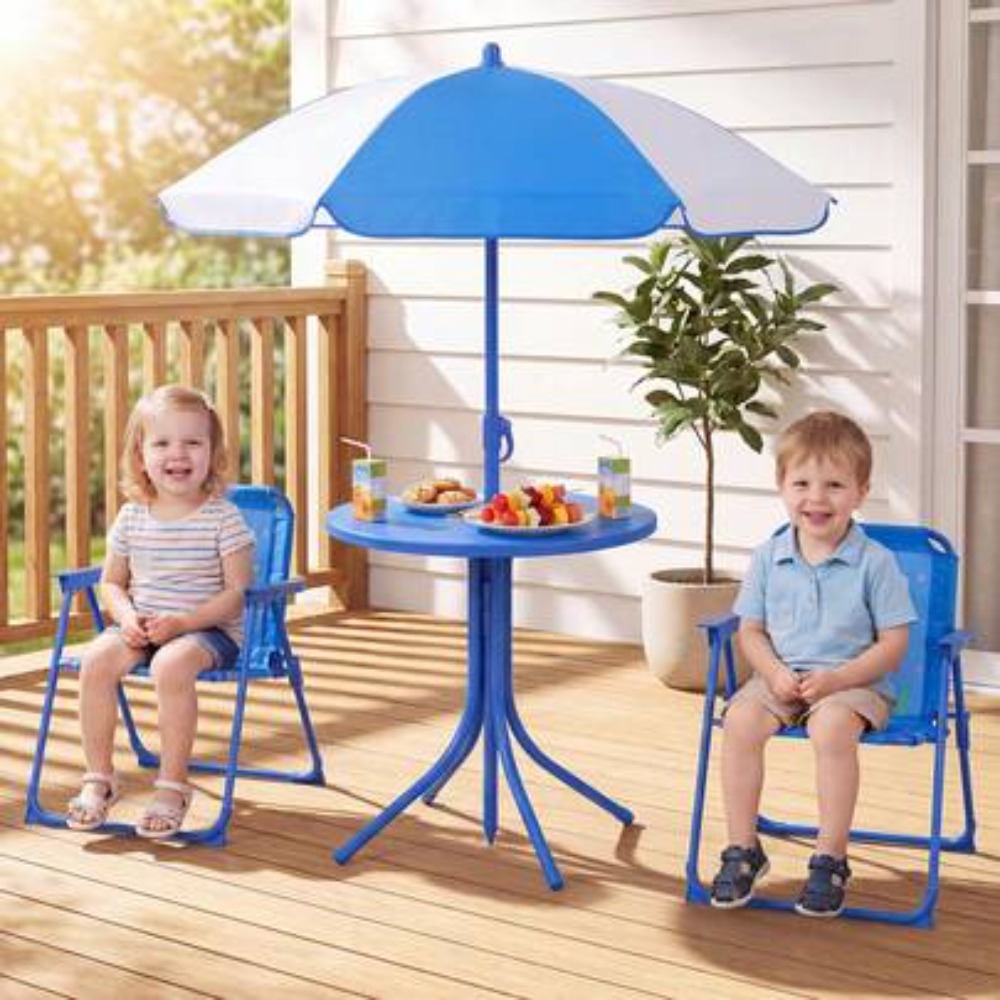 Kids Outdoor Umbrella - Mesa de Picnic Infantil para Exteriores