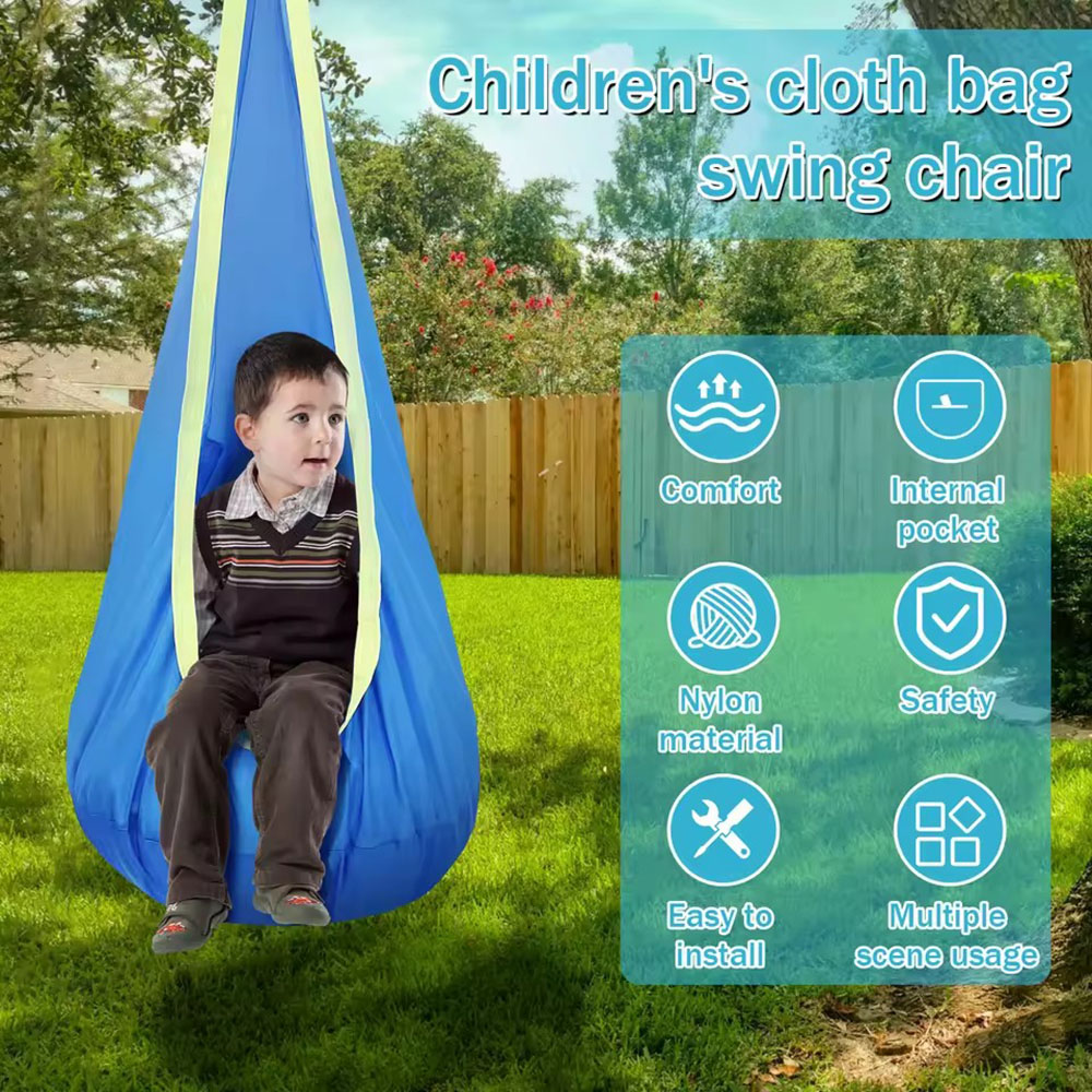Columpio Tipo Nido para Niños, - Kids Outdoor Swing Set reseña y precio