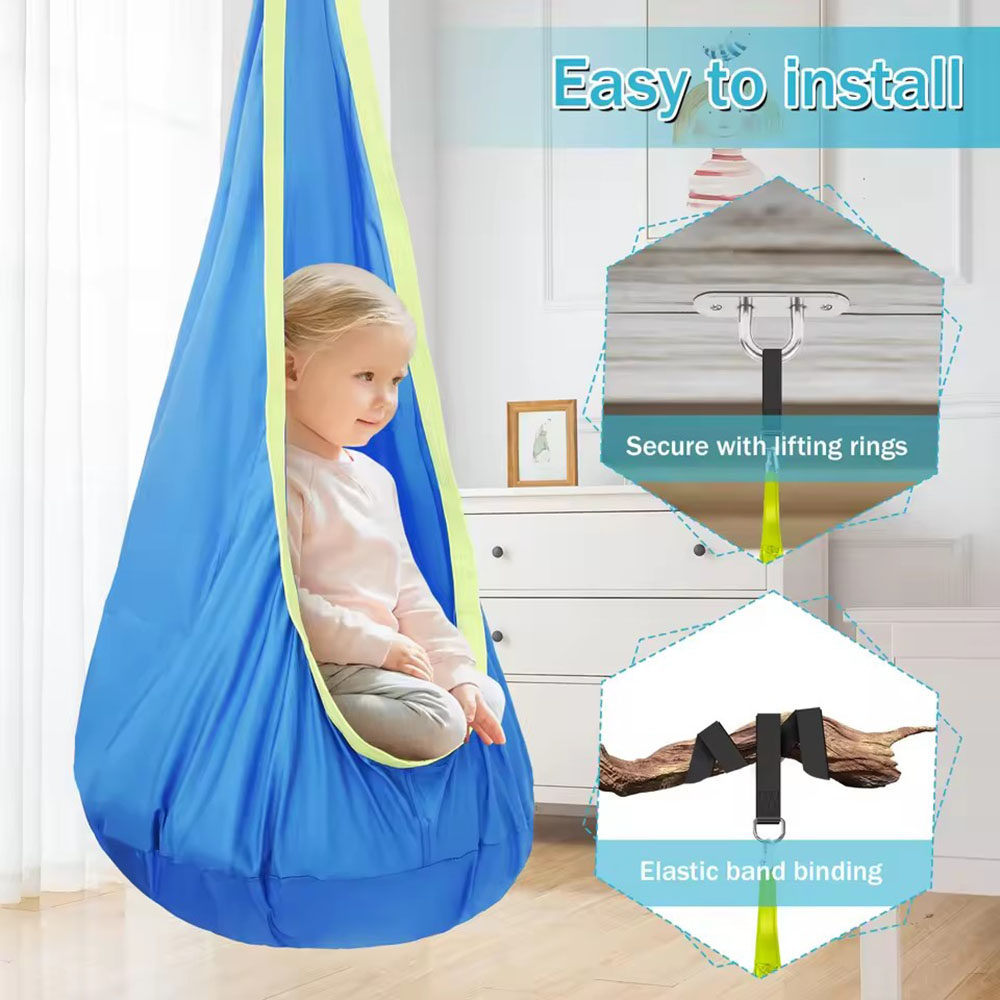 Columpio Tipo Nido para Niños, - Kids Outdoor Swing Set reseña y precio