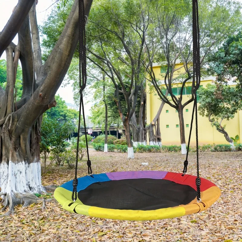 Hamaca Circular de Lona Oxford - Kids Outdoor Swing Set reseña y precio