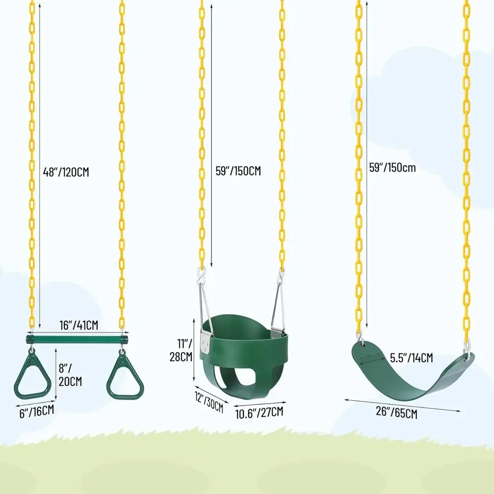 Columpio Combinado para Exteri - Kids Outdoor Swing Set reseña y precio
