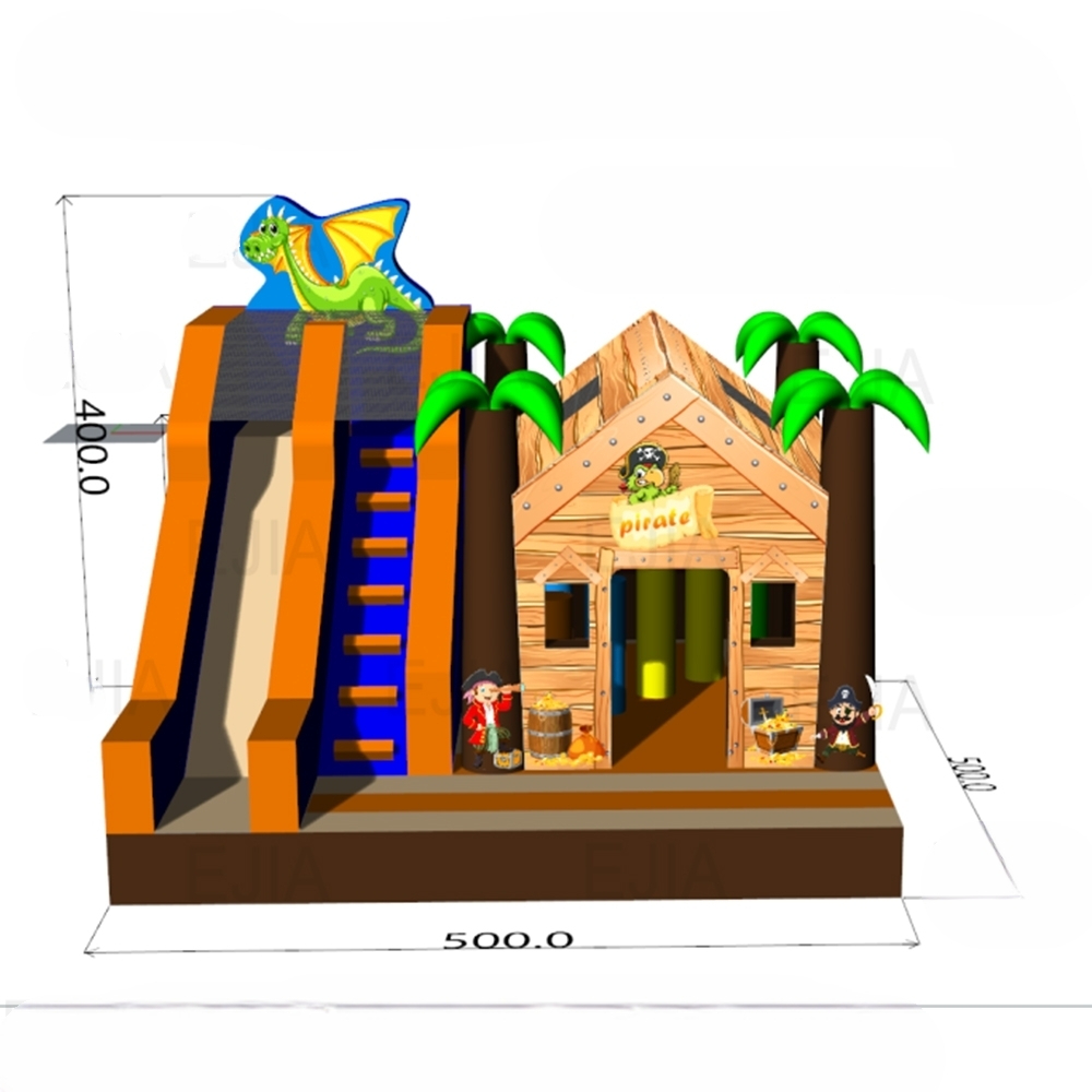 Casa inflable comercial portát - Kids Outdoor Jumping Castle reseña y precio