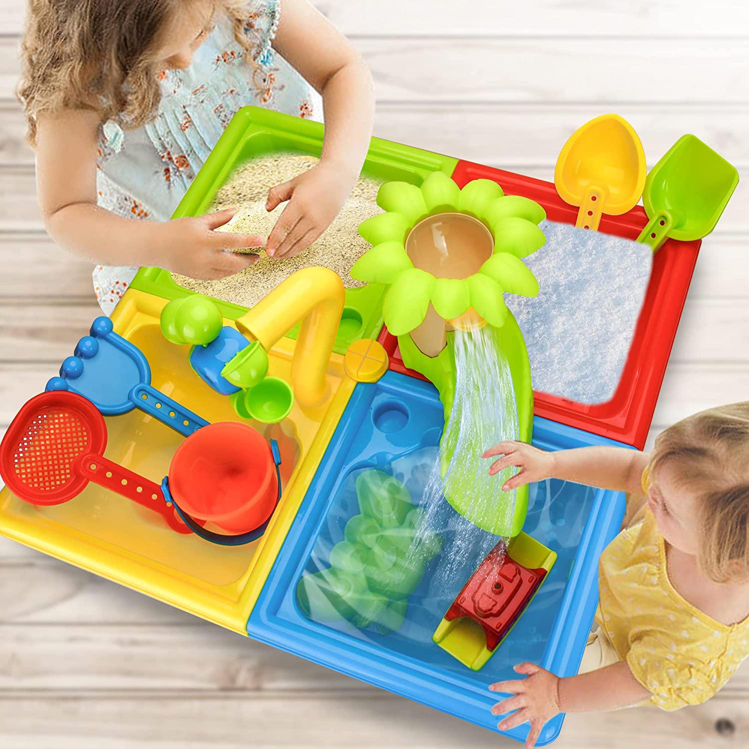 Mesa de playa para niños, jueg - Kids Outdoor Water Toys reseña y precio