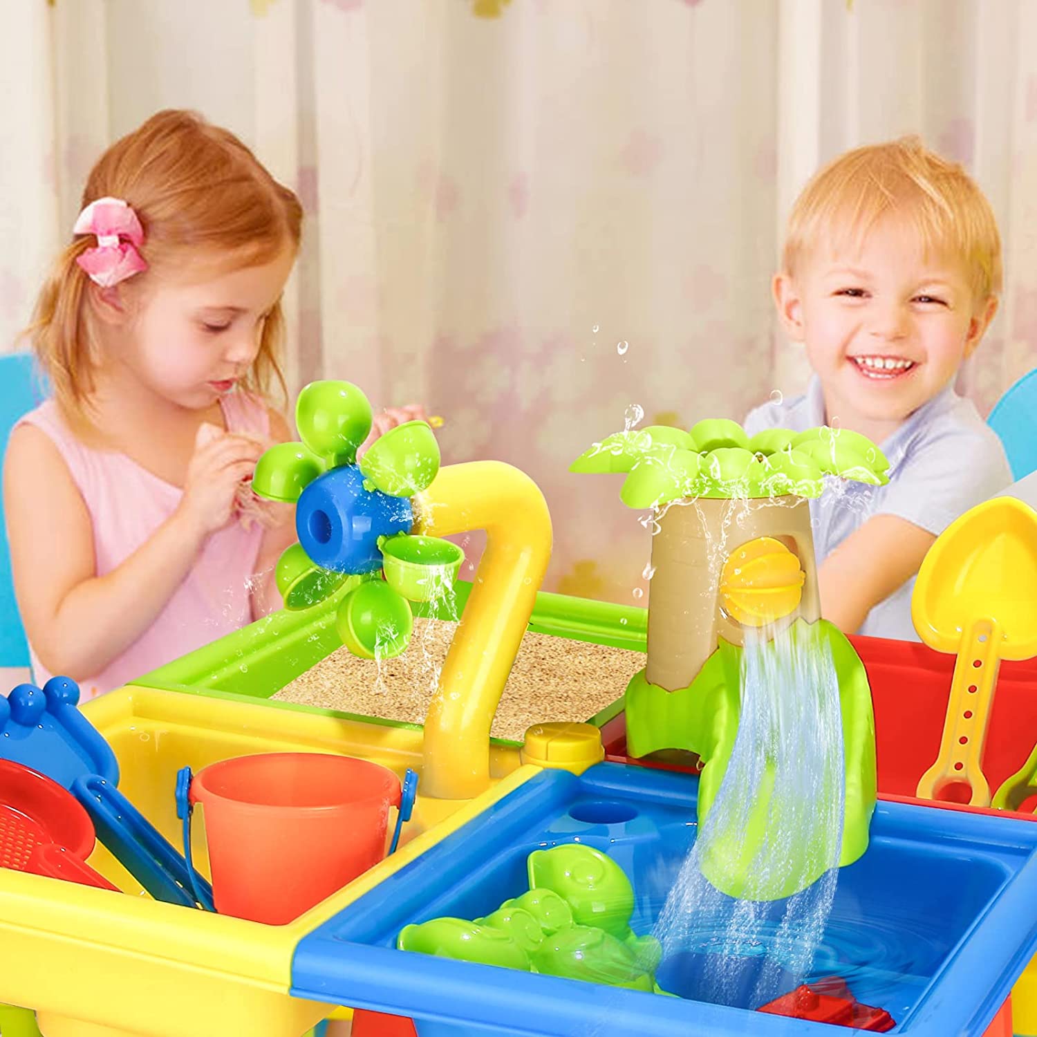 Mesa de playa para niños, jueg - Kids Outdoor Water Toys reseña y precio