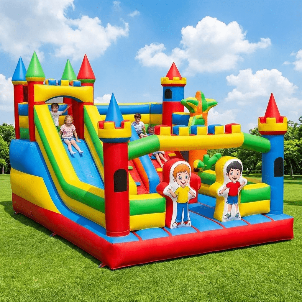 Combo de Tobogán Inflable Come - Kids Outdoor Jumping Castle reseña y precio
