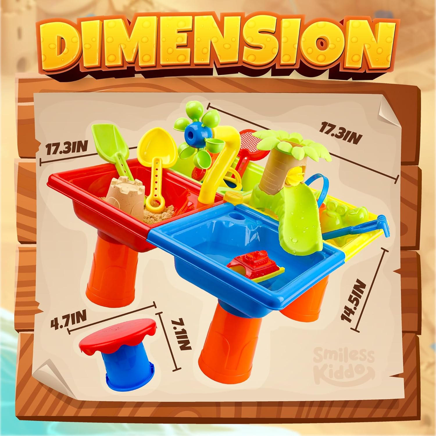 Mesa de agua de verano para ni - Kids Outdoor Water Toys reseña y precio
