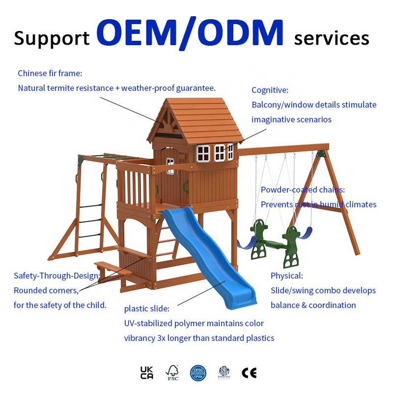 Gran equipo de juegos al aire  - Kids Outdoor Swing Set reseña y precio