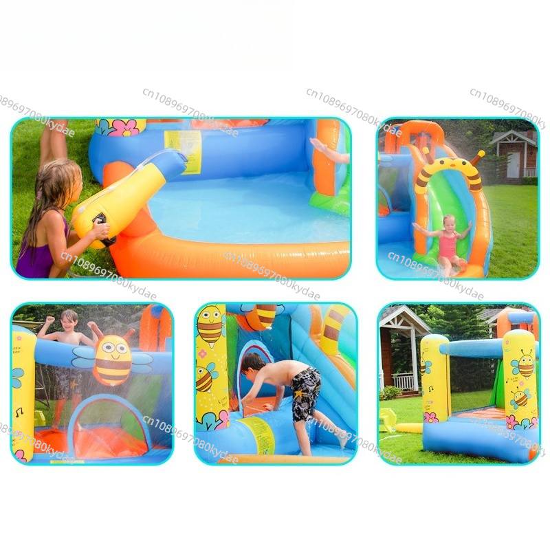 Castillo Inflable con Tobogán  - Kids Outdoor Jumping Castle reseña y precio