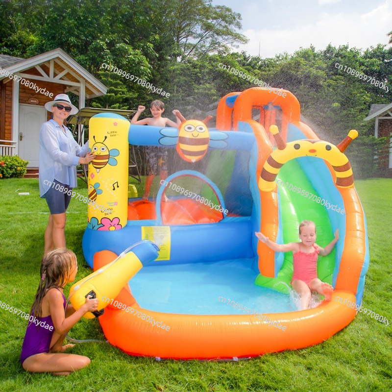 Castillo Inflable con Tobogán  - Kids Outdoor Jumping Castle reseña y precio