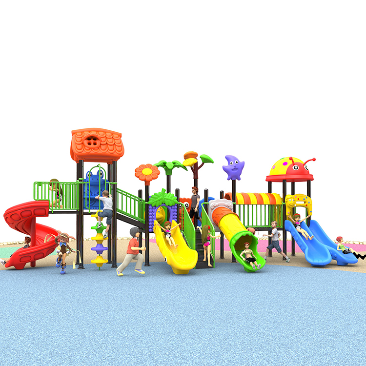 Tobogán de plástico colorido p - Kids Outdoor Adventure Park reseña y precio