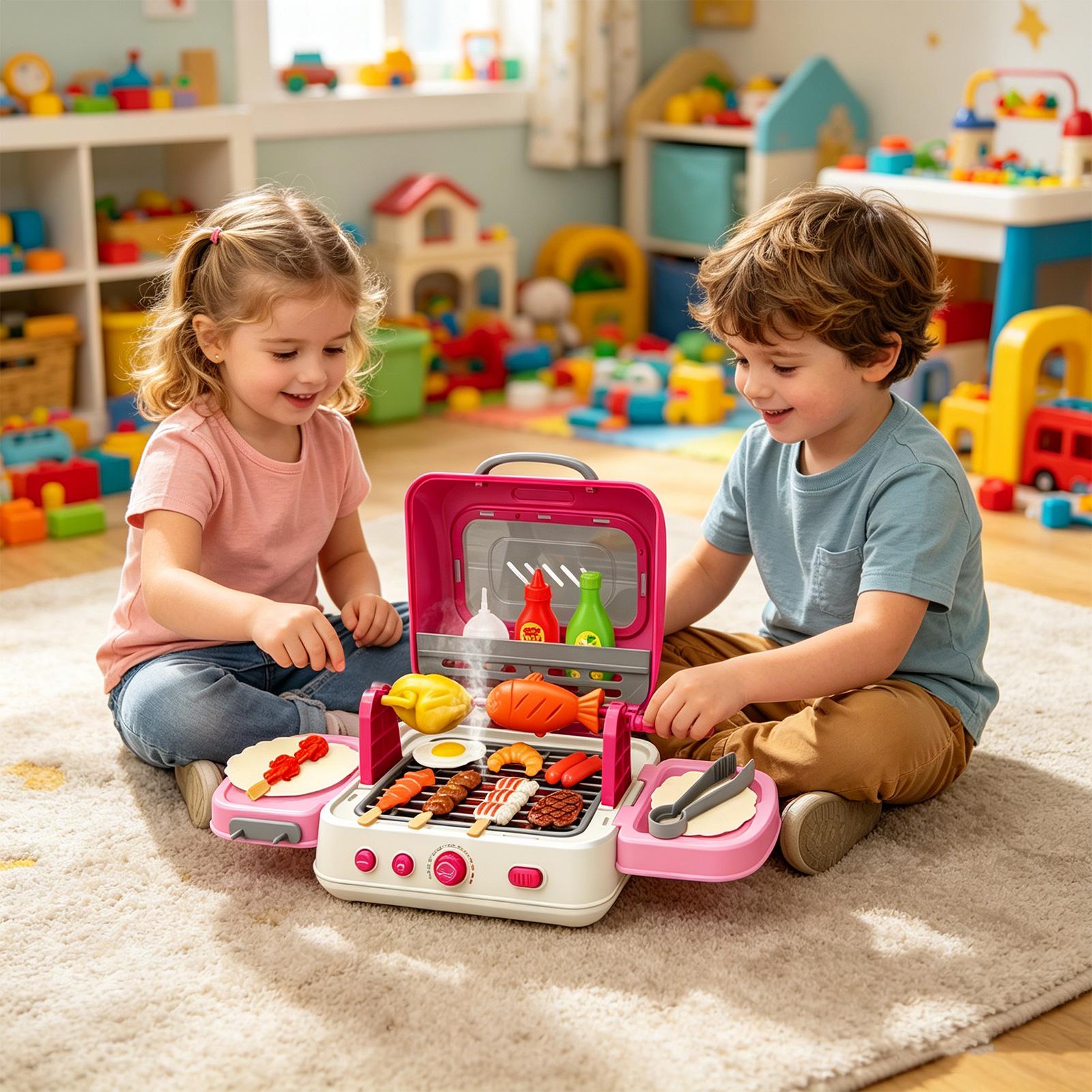 Juego de parrilla para exterio - Kids Outdoor Grill reseña y precio
