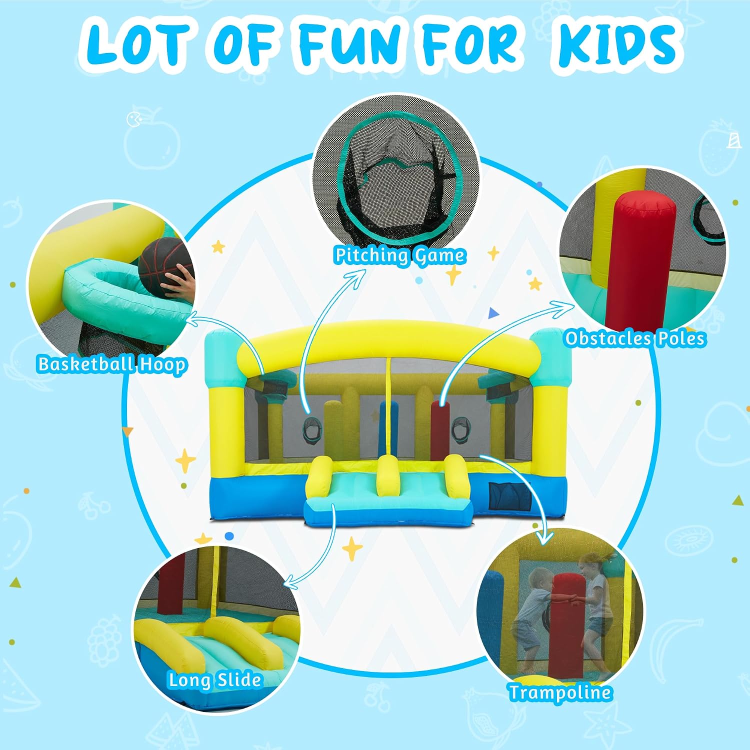 Gran Castillo Inflable, 15 x 1 - Kids Outdoor Wendy House reseña y precio