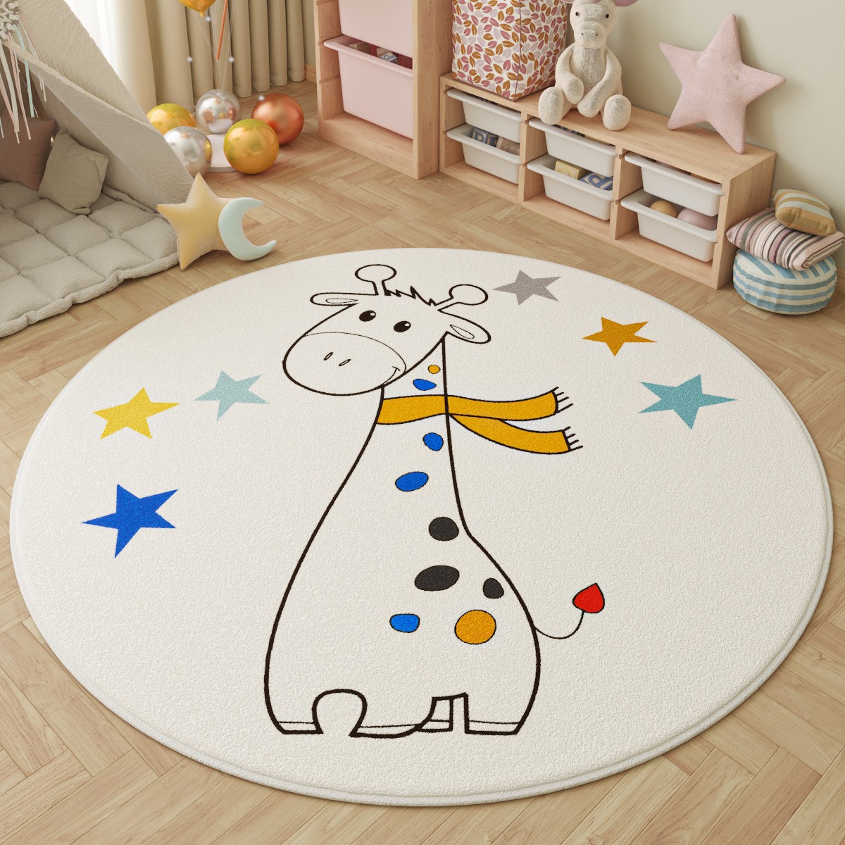 Alfombra Redonda Infantil para - Kids Outdoor Adventure Park reseña y precio