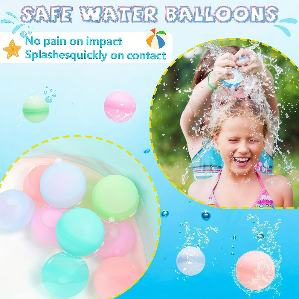 Globos de Agua Reutilizables d - Kids Outdoor Water Toys reseña y precio