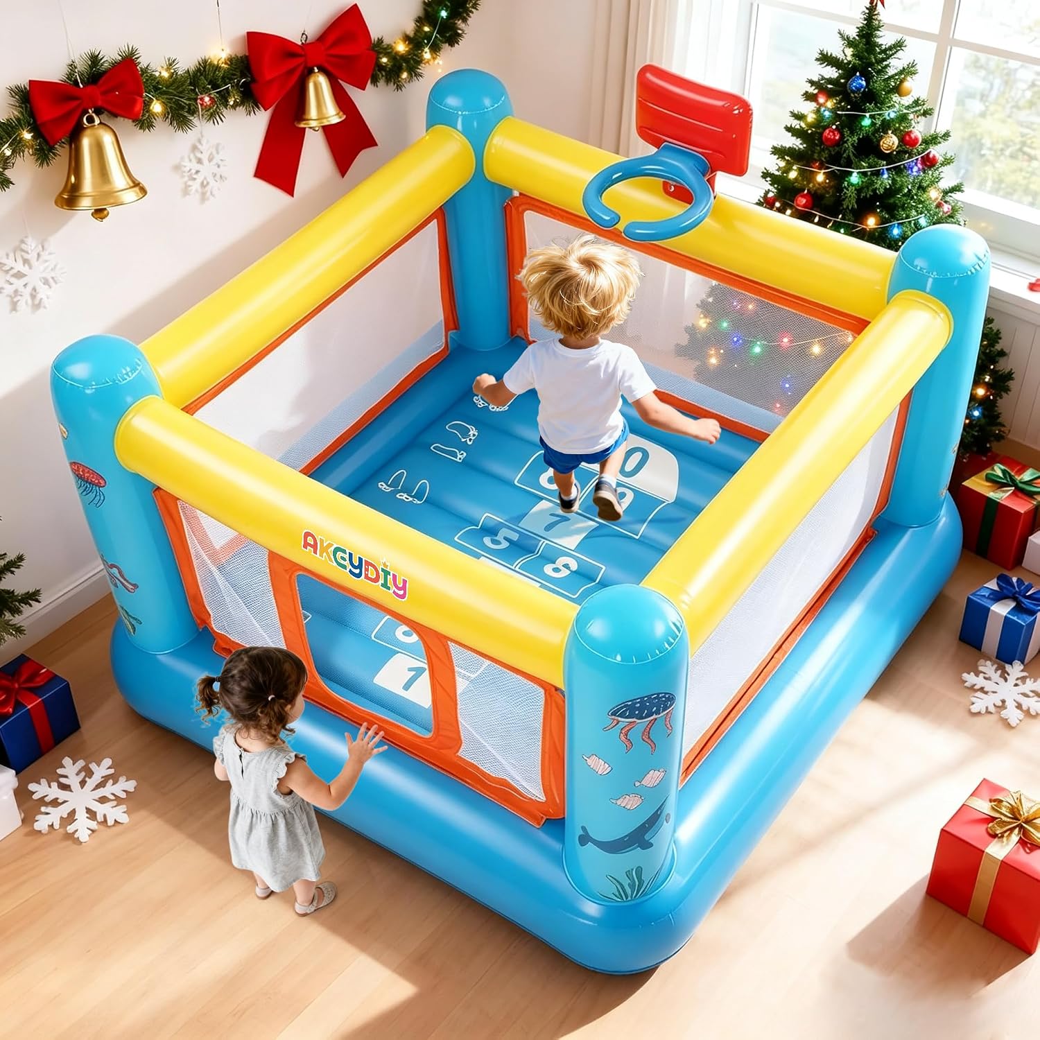 Casa de Brinco Inflable de PVC - Kids Outdoor Jumping Castle reseña y precio