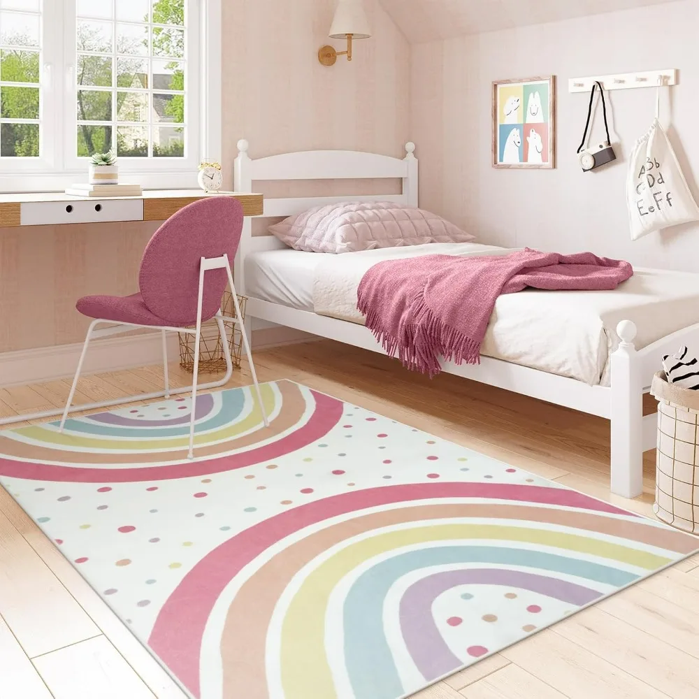 Alfombra elegante de arcoíris  - Kids Outdoor Lounge reseña y precio