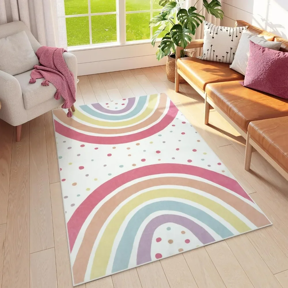 Alfombra elegante de arcoíris  - Kids Outdoor Lounge reseña y precio