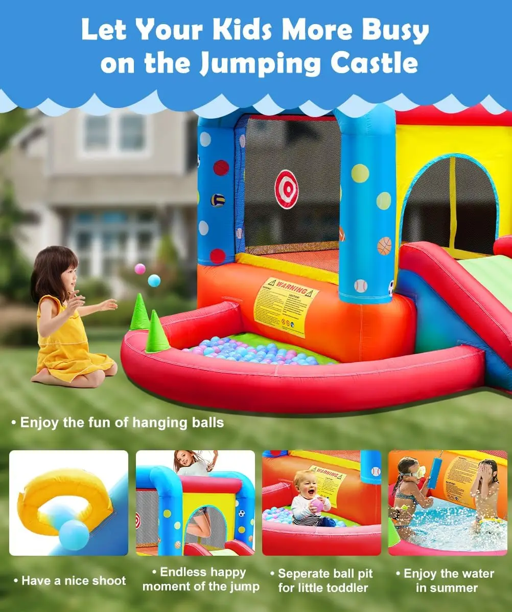 Castillo Inflable Step4Fun, To - Kids Outdoor Jumping Castle reseña y precio