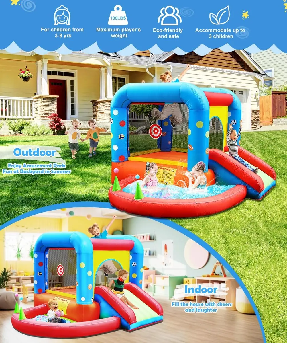 Castillo Inflable Step4Fun, To - Kids Outdoor Jumping Castle reseña y precio