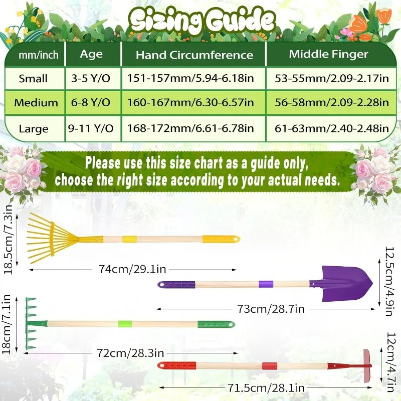 Juego de 7 Herramientas de Jar - Kids Outdoor Yard Tools reseña y precio