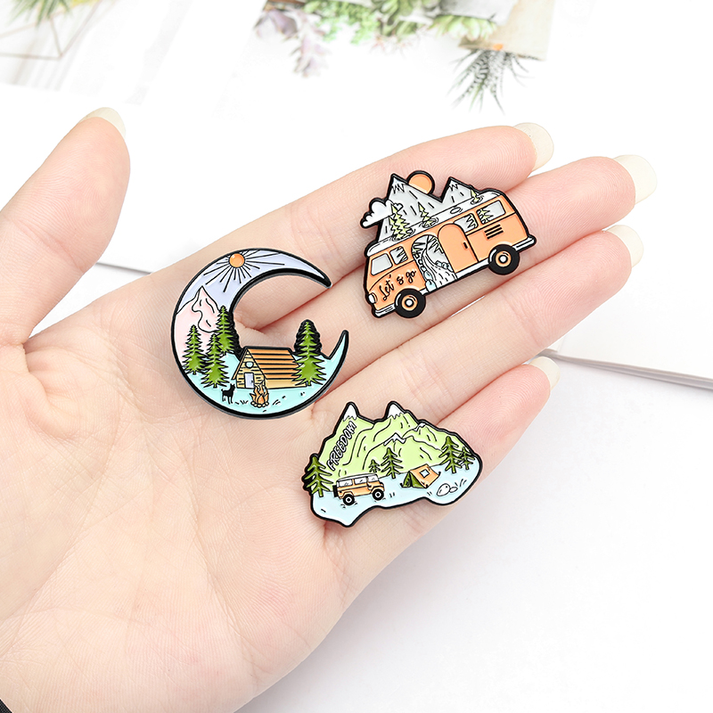 Go Camping-Alfileres esmaltado - Kids Outdoor Grill reseña y precio