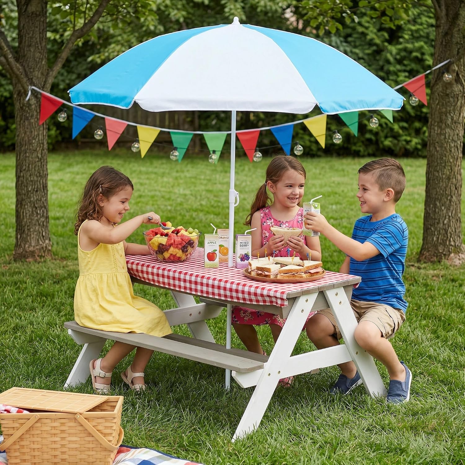 Mesa de Picnic para Niños, Mes - Kids Outdoor Activity Table reseña y precio