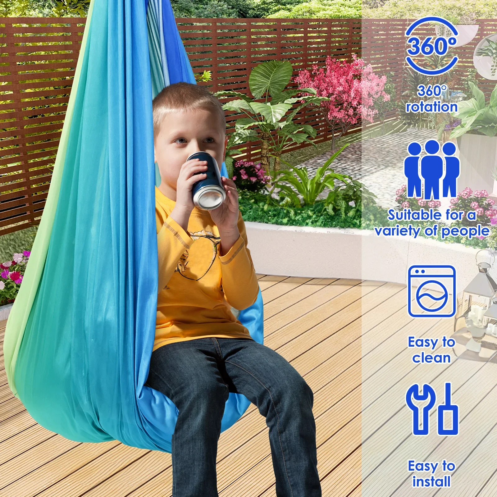 Columpio Sensorial Cómodo para - Kids Outdoor Furniture reseña y precio