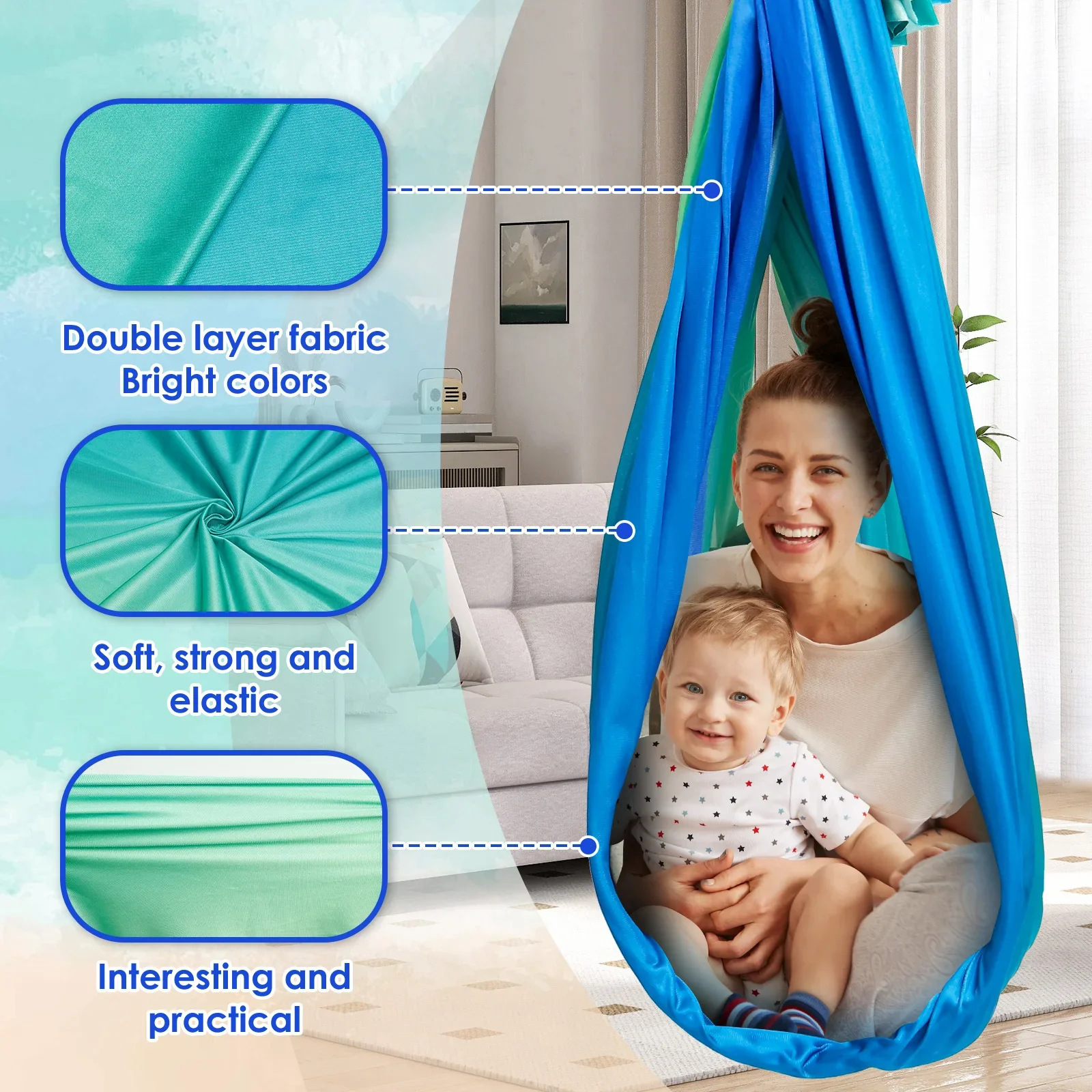 Columpio Sensorial Cómodo para - Kids Outdoor Furniture reseña y precio