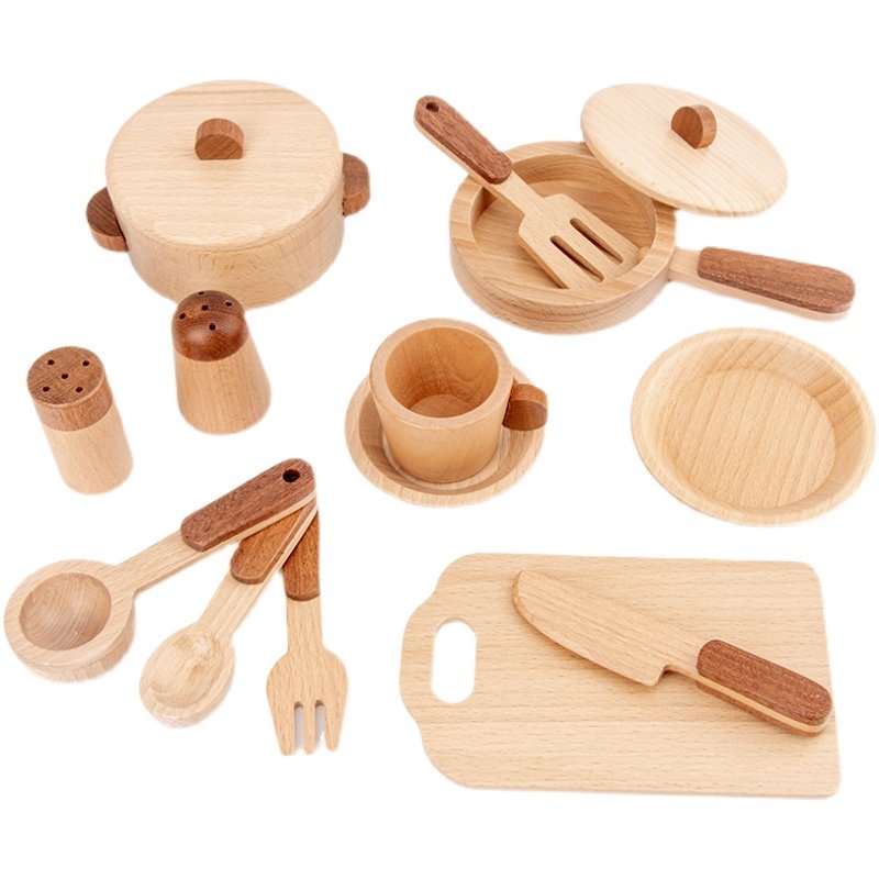 Juego de cocina de madera de h - Kids Outdoor Kitchen Set reseña y precio