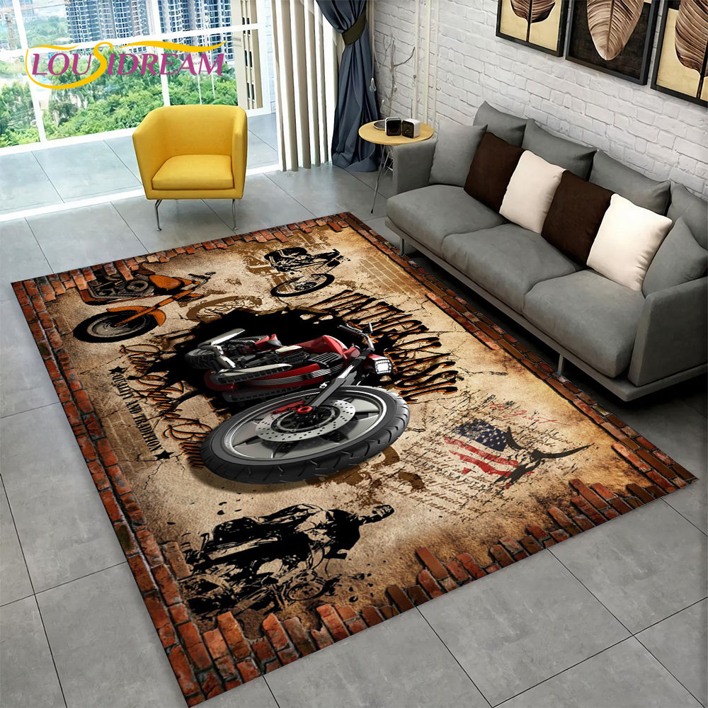 Alfombra grande 3D Retro Vinta - Kids Outdoor Lounge reseña y precio