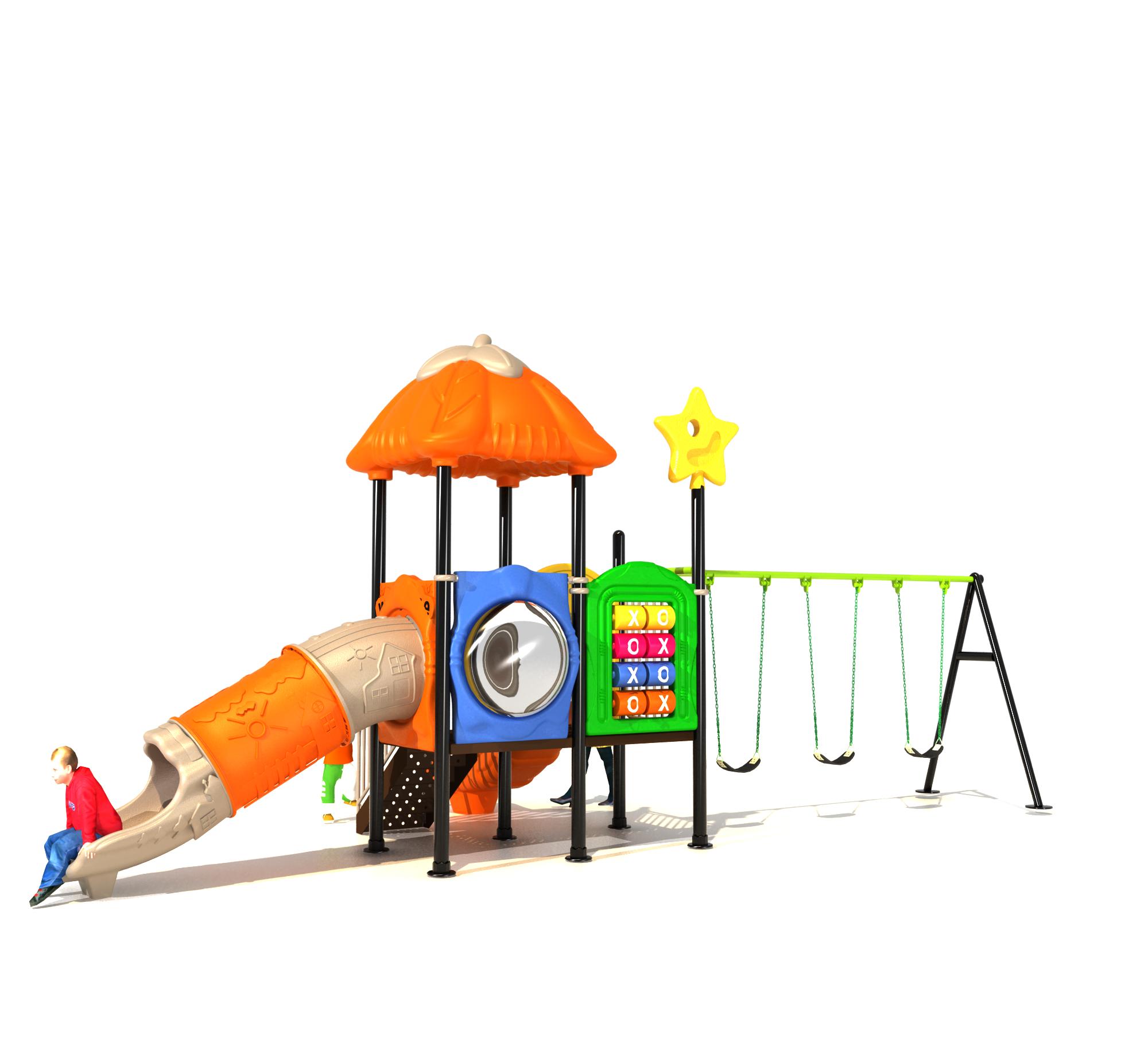 Equipo de Juegos para Niños, S - Kids Outdoor Swing Set reseña y precio