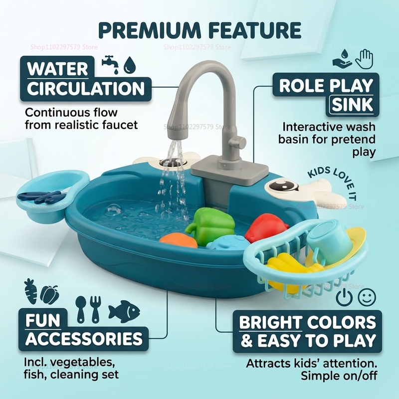 Juguete de Fregadero Interacti - Kids Outdoor Kitchen Set reseña y precio