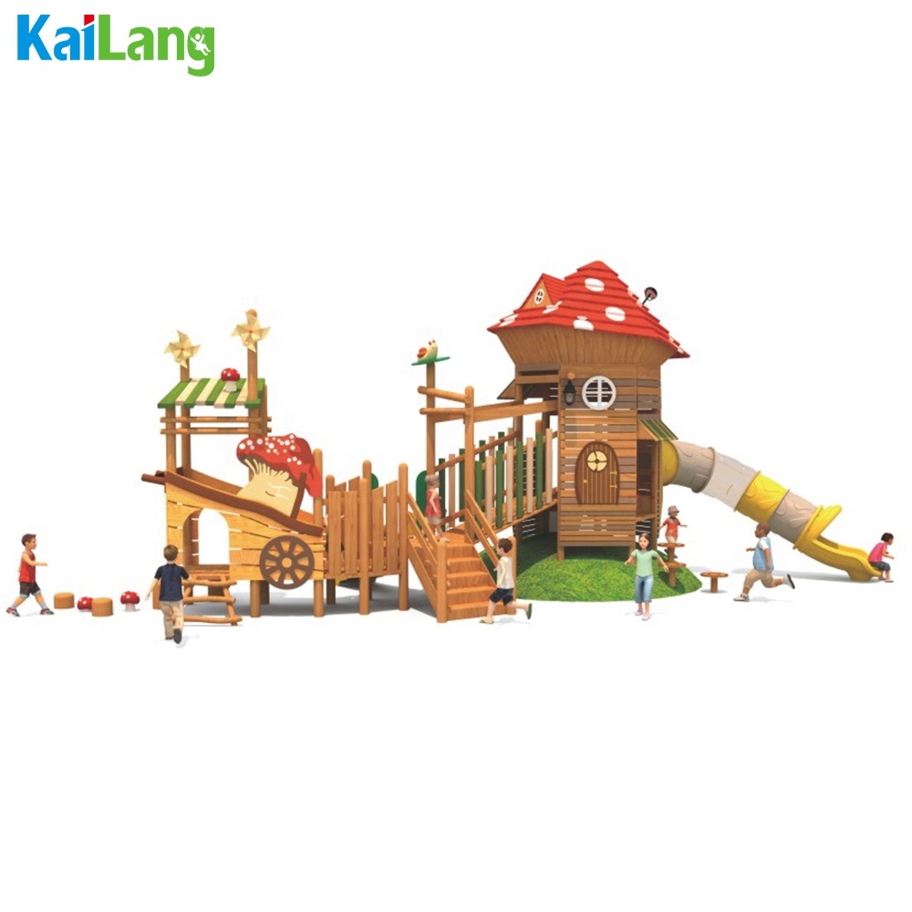 Casa de Madera con Forma de Ho - Outdoor Children'S Park reseña y precio