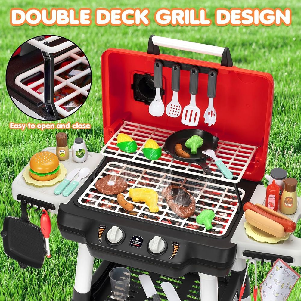 Juguetes de Cocina para Niños, - Kids Outdoor Grill reseña y precio