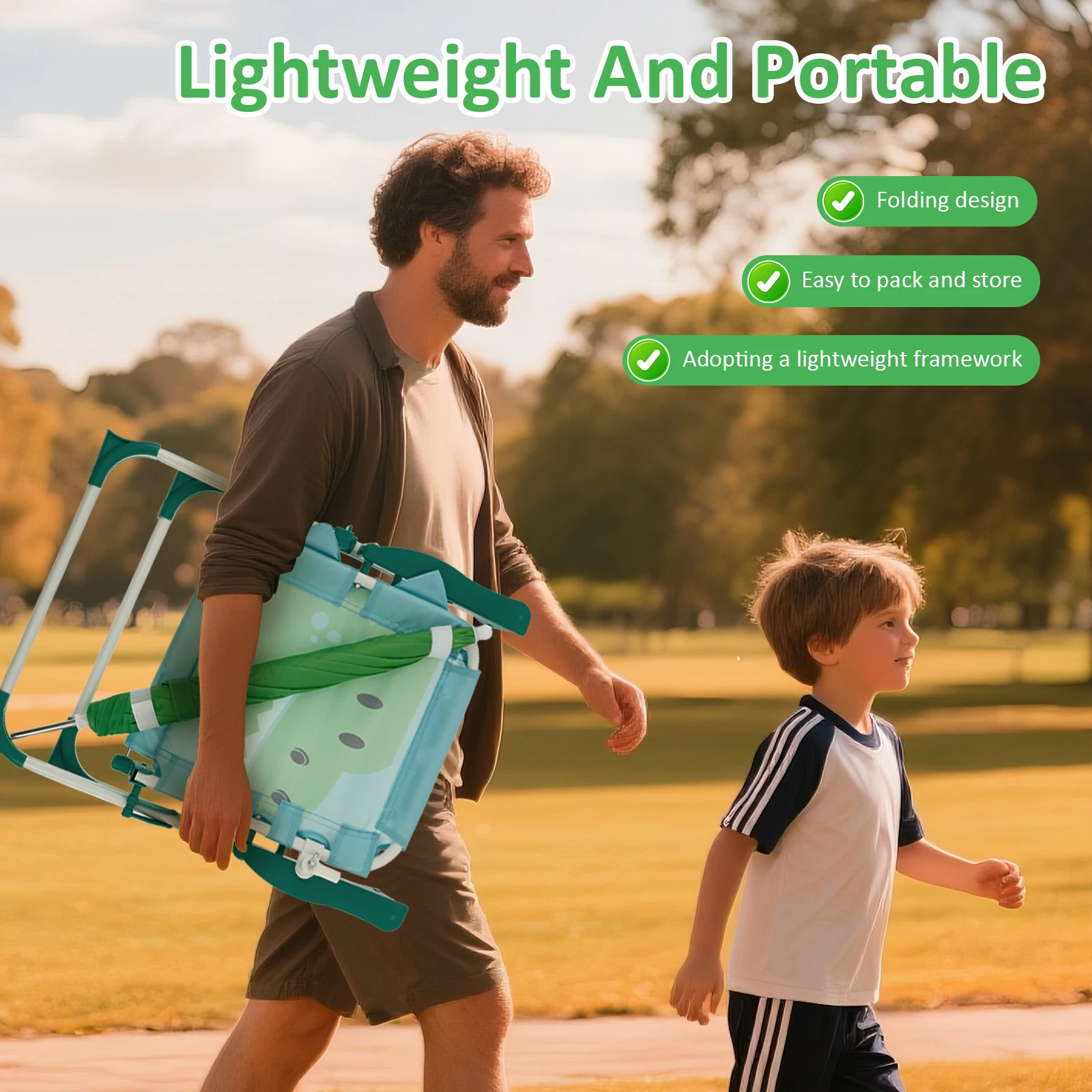 Silla de Playa Plegable para N - Kids Outdoor Lounger Chair reseña y precio
