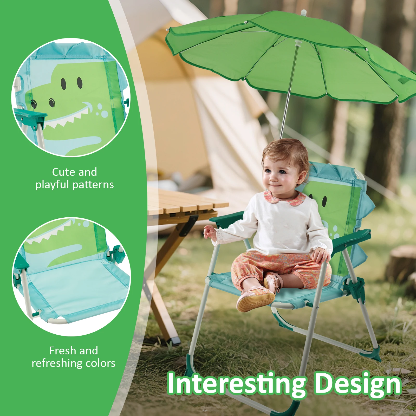 Silla de Playa Plegable para N - Kids Outdoor Lounger Chair reseña y precio