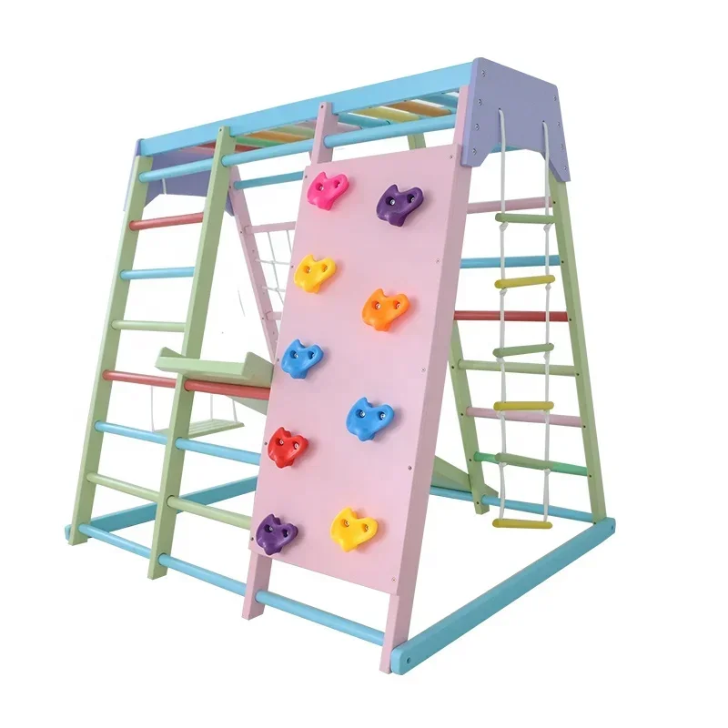 Set de Escalada de Madera para - Kids Outdoor Wooden Playset reseña y precio