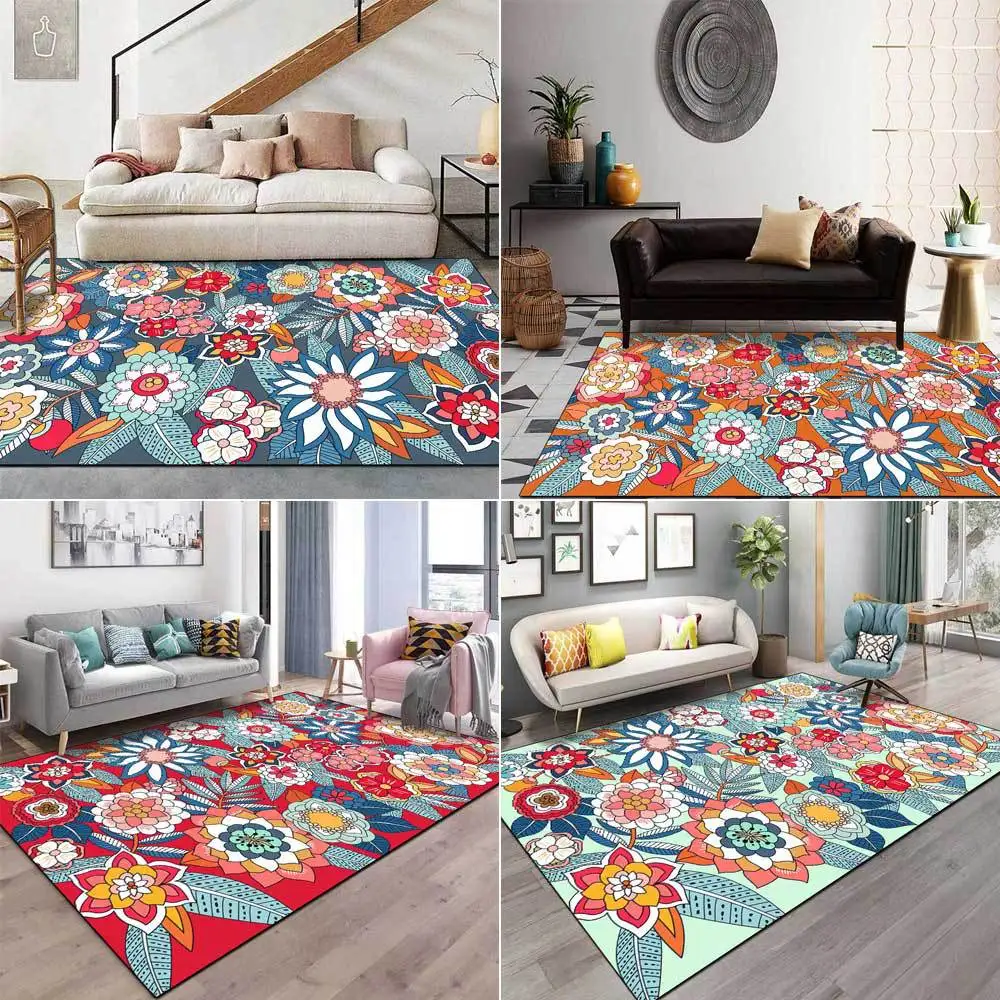 Alfombras de flores coloridas  - Kids Outdoor Lounge reseña y precio