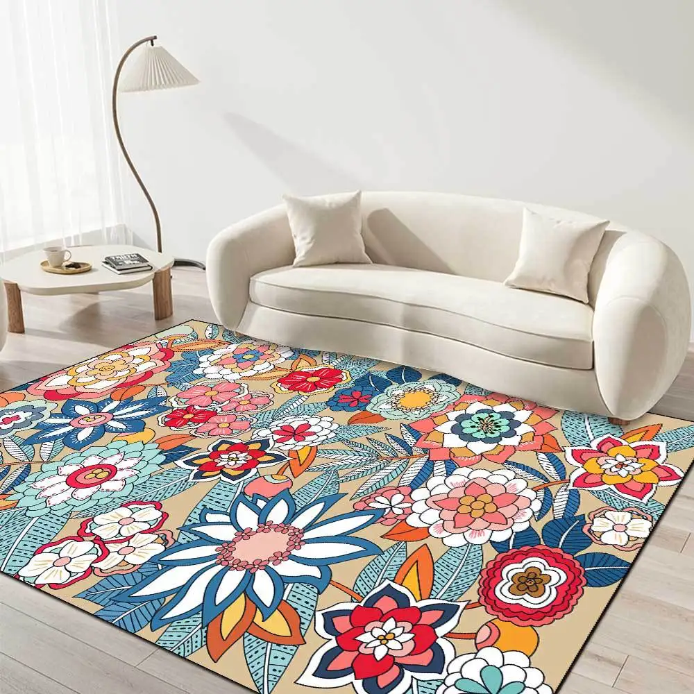 Alfombras de flores coloridas  - Kids Outdoor Lounge reseña y precio