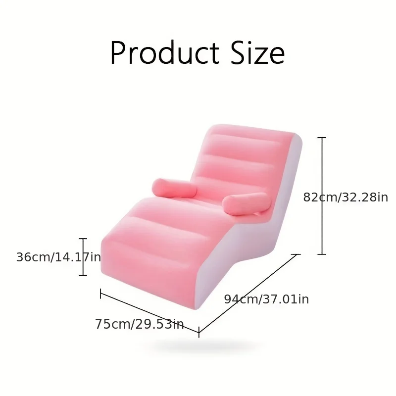 Sofá perezoso inflable de PVC  - Kids Outdoor Lounge reseña y precio