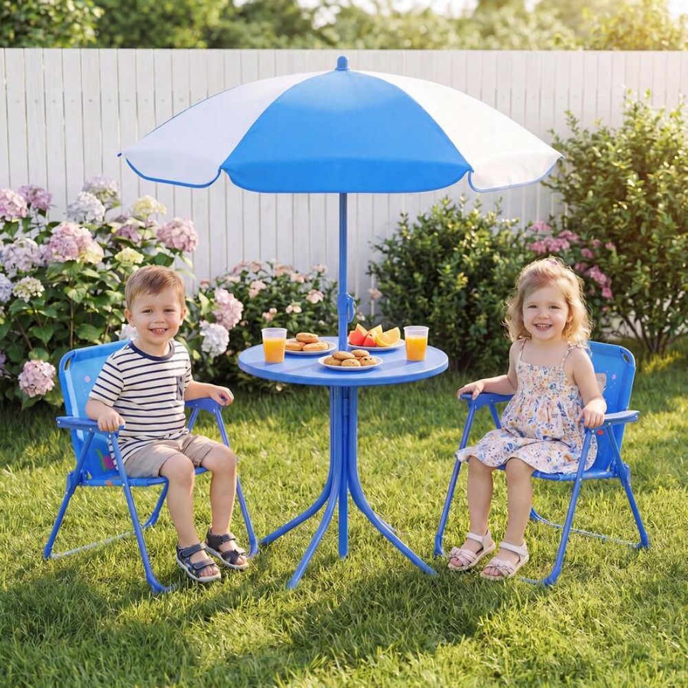 Mesa de Picnic Infantil para E - Kids Outdoor Umbrella reseña y precio